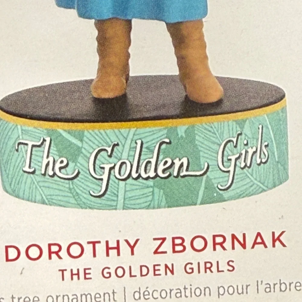 NEW Hallmark Keepsake 2023  DOROTHY GOLDEN GIRLS Ornament Dorthy ZBornak